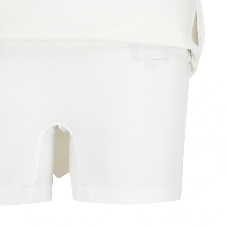 Chân váy golf nữ dáng chữ A màu trắng phối viền logo — ảnh 6