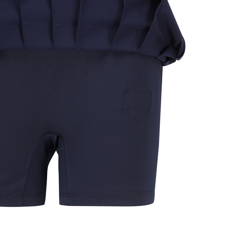 Chân váy golf nữ xếp li phối cúc màu xanh navy — ảnh 6