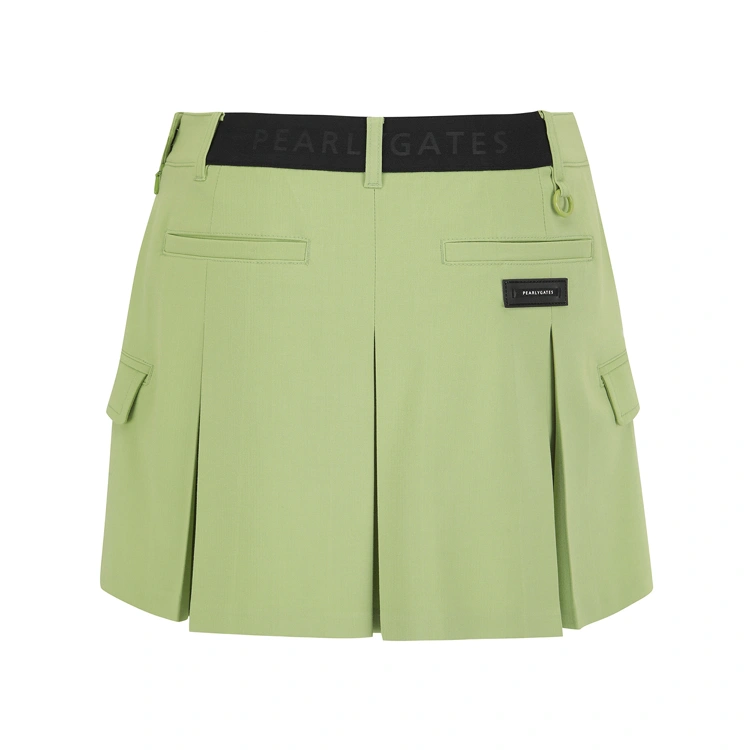 Váy golf nữ xếp ly túi hộp màu xanh lá — ảnh 2