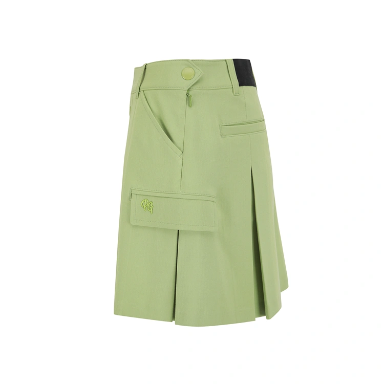 Váy golf nữ xếp ly túi hộp màu xanh lá — ảnh 3