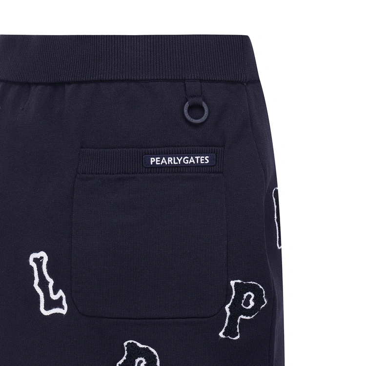 Chân váy golf nữ dáng suông họa tiết chữ màu xanh navy — ảnh 6