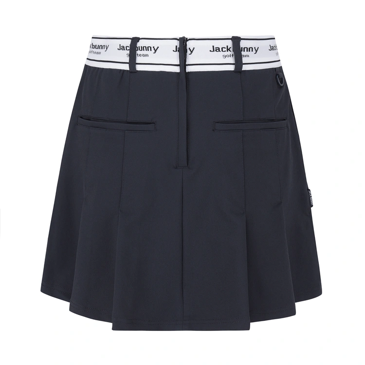 Chân váy golf nữ dáng xòe màu xanh navy — ảnh 2