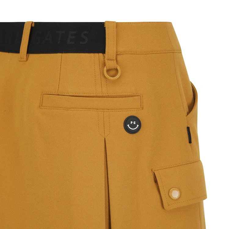 Chân váy golf nữ dáng ngắn túi hộp màu cam — ảnh 4