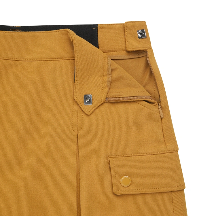 Chân váy golf nữ dáng ngắn túi hộp màu cam — ảnh 5