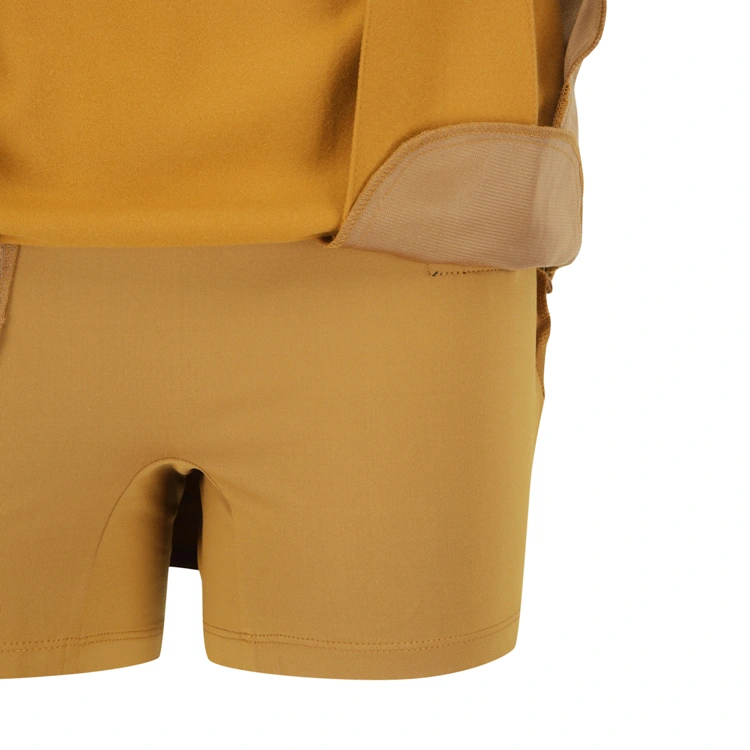 Chân váy golf nữ dáng ngắn túi hộp màu cam — ảnh 6