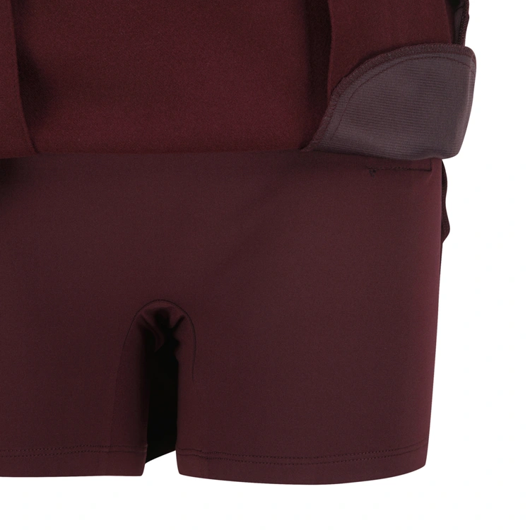 Chân váy golf nữ xếp ly màu đỏ rượu vang — ảnh 6