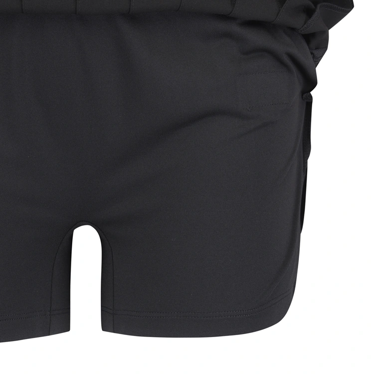 Chân váy golf nữ xếp ly viền màu đen — ảnh 6