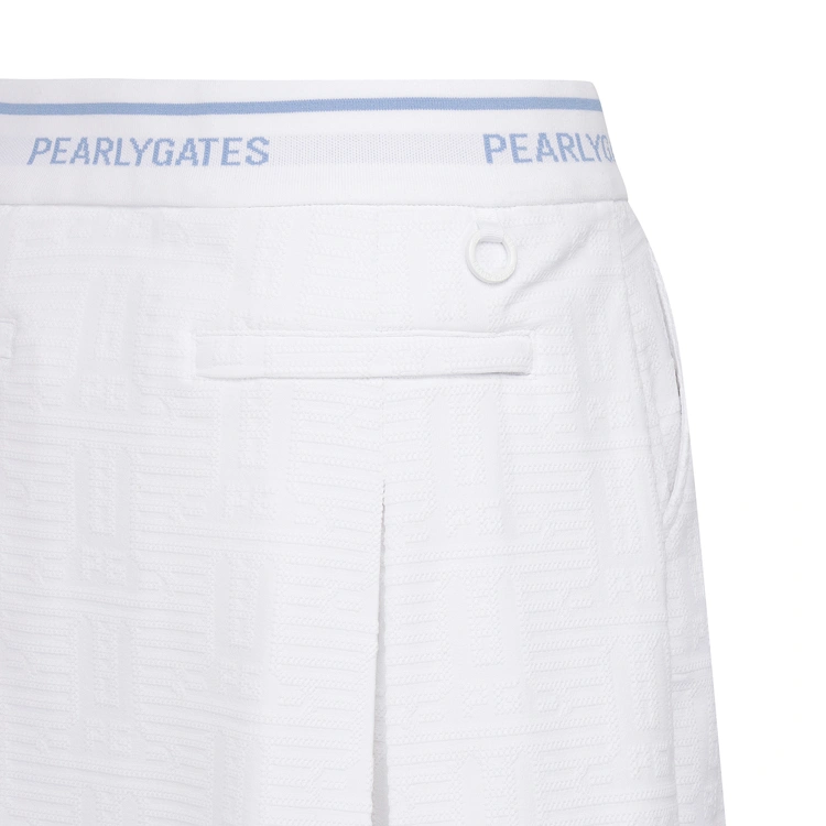 Váy golf nữ xếp li trắng phối logo Pearly Gates — ảnh 4