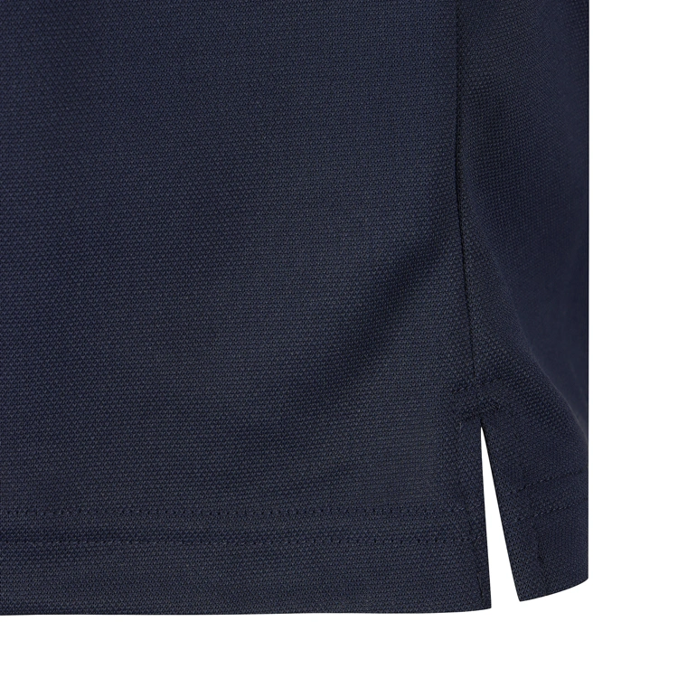 Áo golf nữ cổ cao chữ trắng tay ngắn xanh navy — ảnh 5