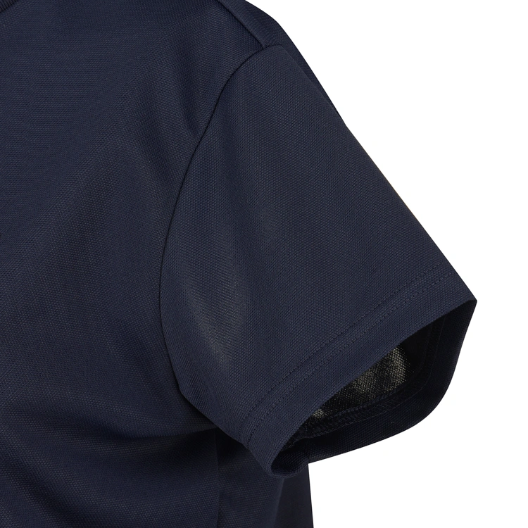 Áo golf nữ cổ cao chữ trắng tay ngắn xanh navy — ảnh 4