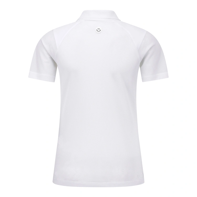 Áo golf nữ cổ cao tay lưới trắng — ảnh 3