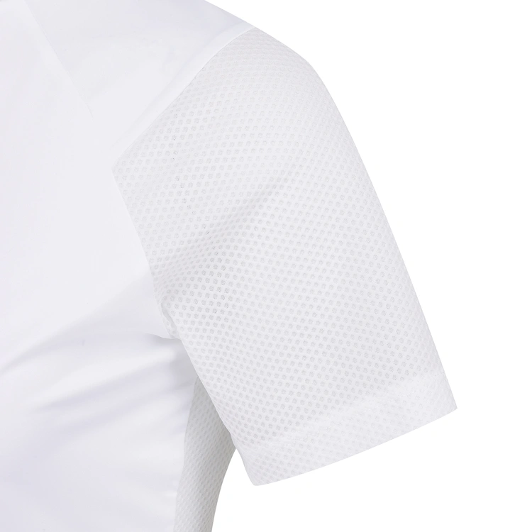 Áo golf nữ cổ cao tay lưới trắng — ảnh 5