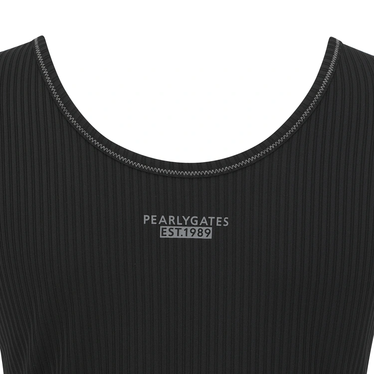 Áo tank top golf nữ dáng ôm màu đen — ảnh 5