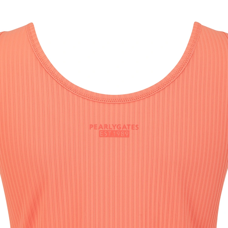 Áo tank top golf nữ dáng ôm màu cam — ảnh 5