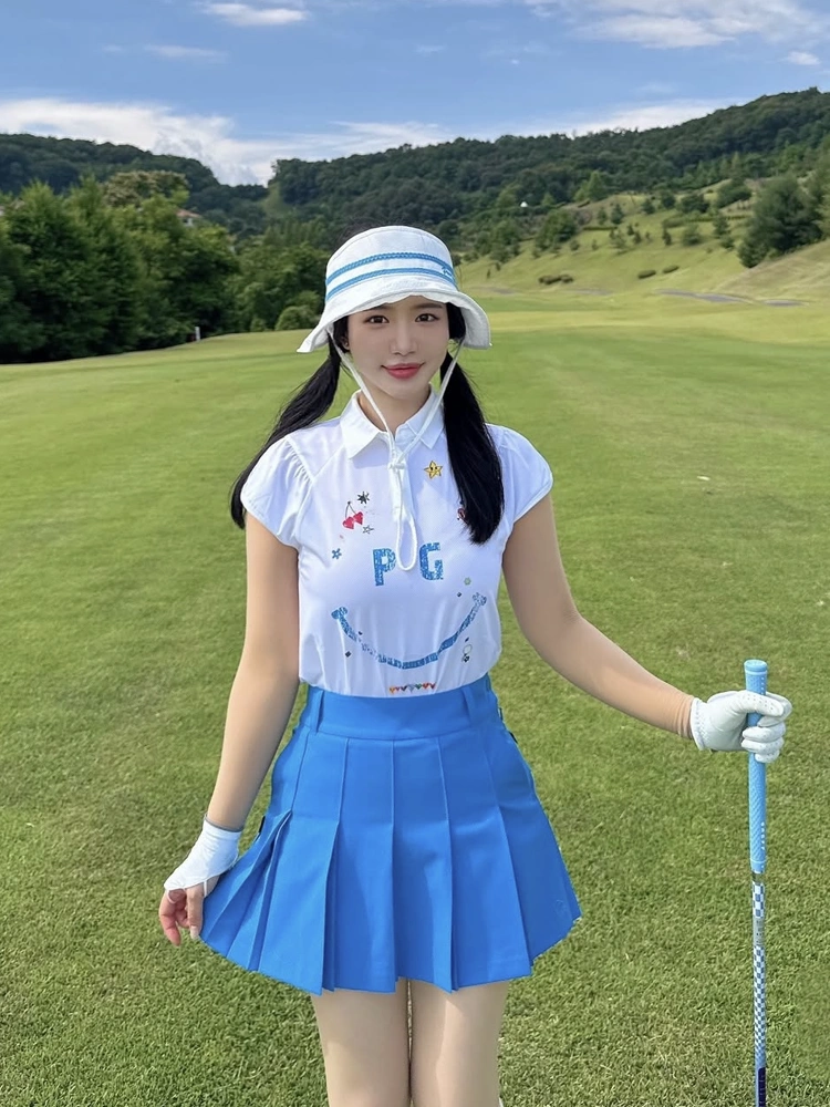 Áo golf nữ — Pearly Gates (Trắng) | Seoul Golf Fashion