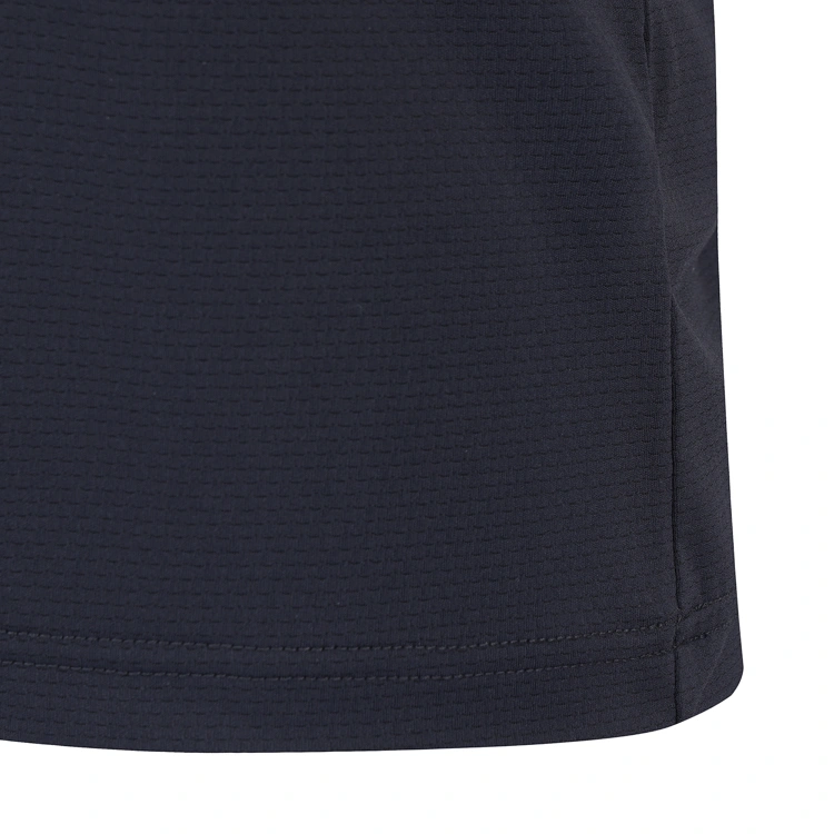 Áo golf nữ cổ cao tay ngắn màu xanh navy — ảnh 5