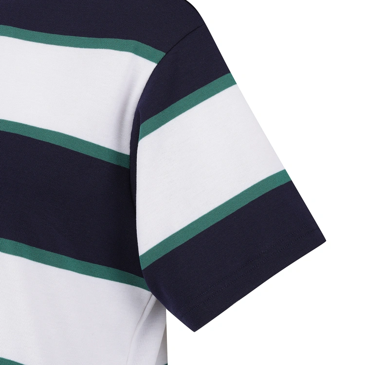 Áo golf nữ tay ngắn kẻ sọc ngang xanh navy — ảnh 4