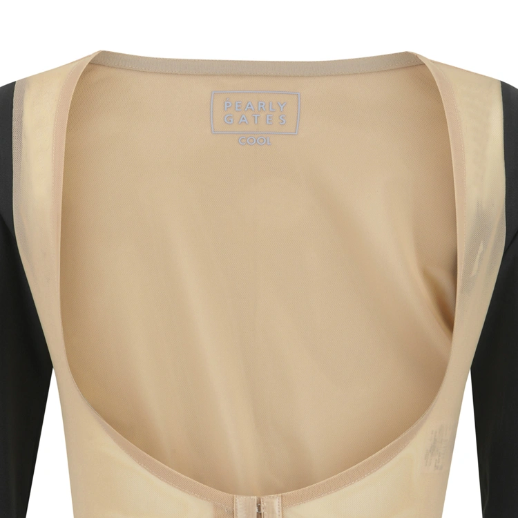 Áo golf nữ tay dài màu xanh navy — ảnh 3