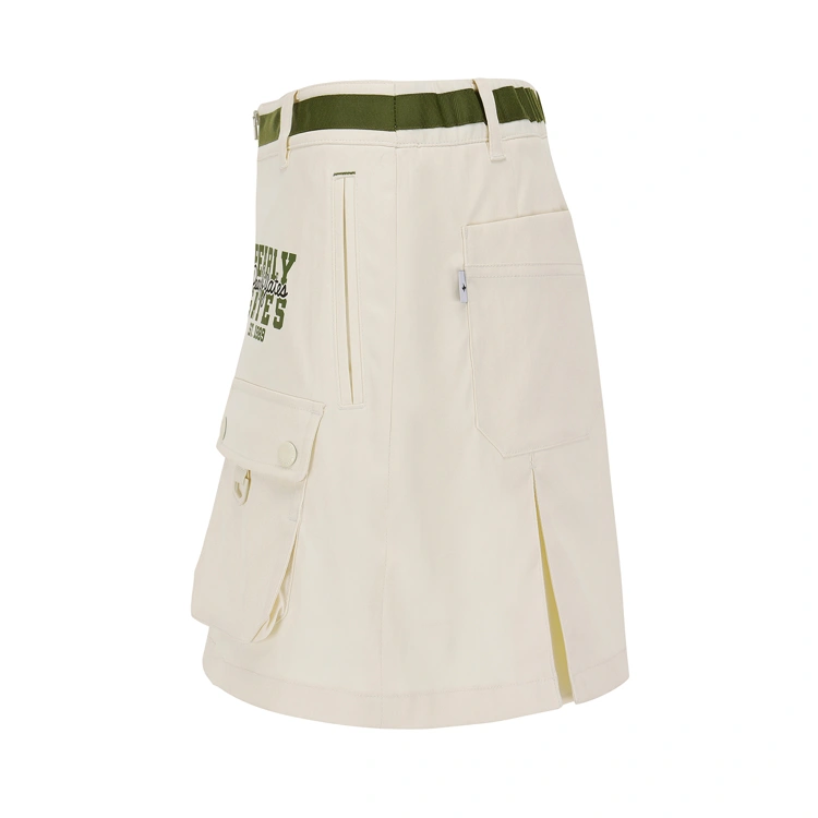Váy golf nữ xếp li ngà phối túi hộp — ảnh 3