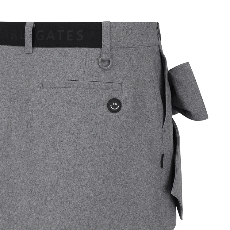 Váy golf nữ dáng ngắn nơ lớn màu xám — ảnh 4