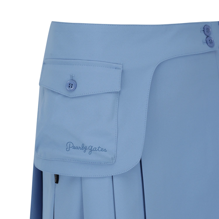 Chân váy golf nữ xếp li màu xanh dương — ảnh 4