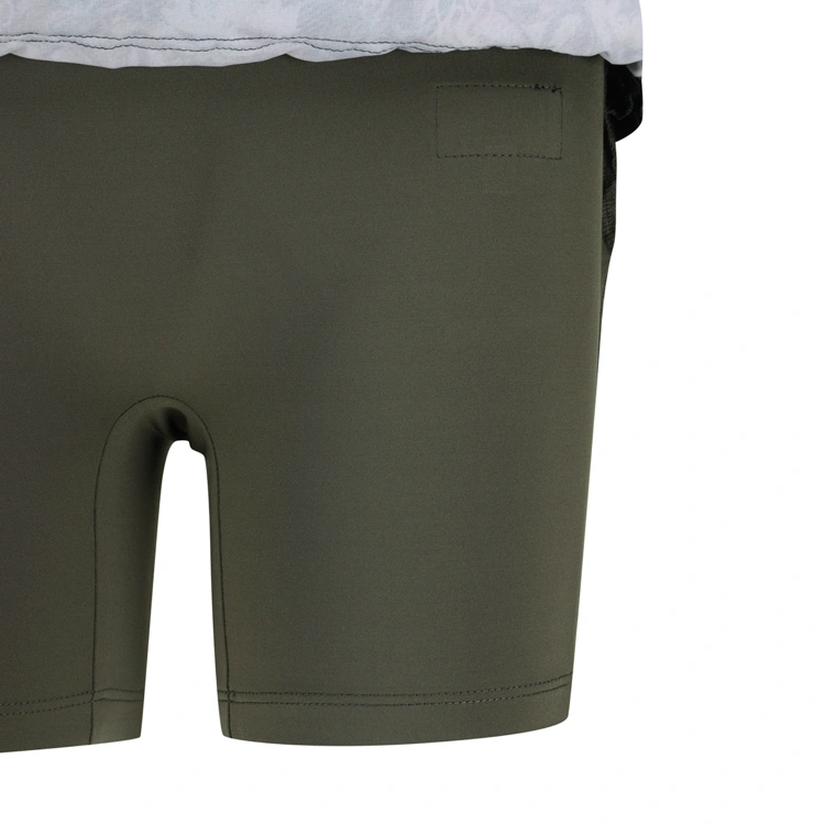 Chân váy golf nữ dáng xòe tầng màu kaki họa tiết — ảnh 6