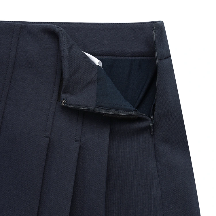 Chân váy golf xếp li dáng A màu xanh navy — ảnh 5