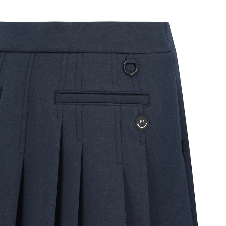 Chân váy golf xếp li dáng A màu xanh navy — ảnh 4