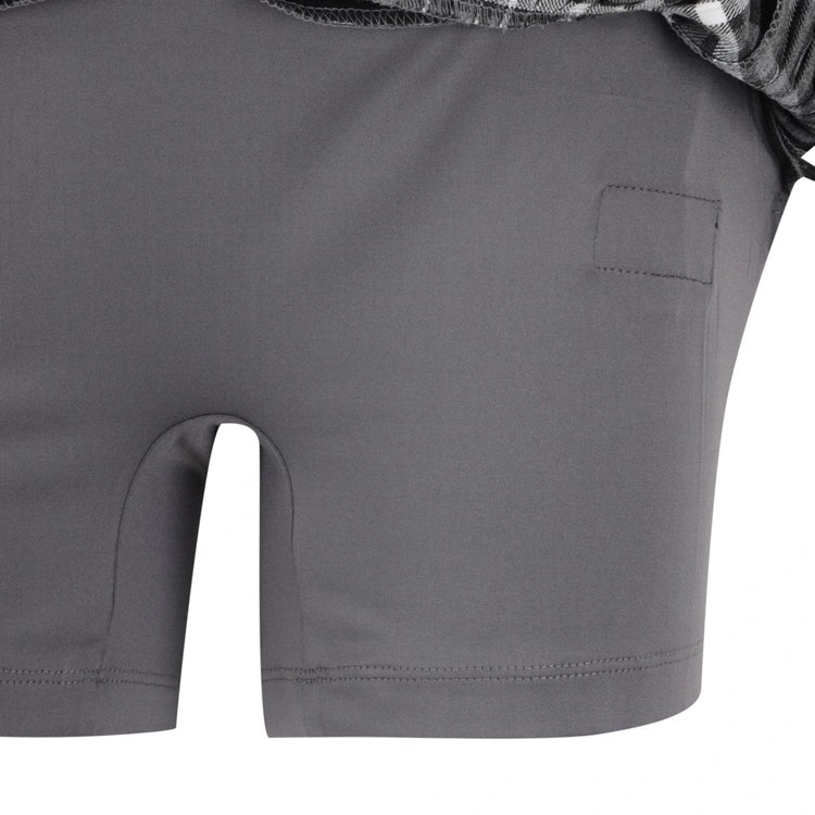 Chân váy golf nữ xếp ly caro màu đen — ảnh 6