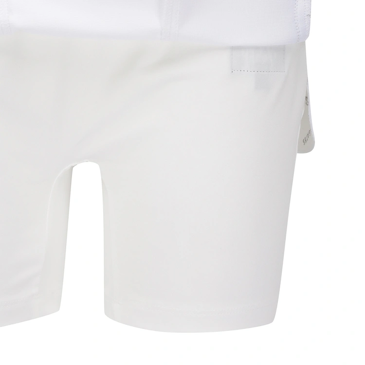 Váy golf nữ dáng xòe màu trắng phối viền xanh — ảnh 6