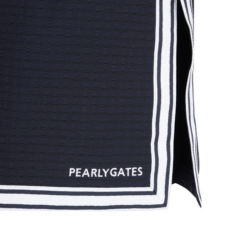Chân váy golf nữ dáng A phối viền trắng xanh navy — ảnh 5