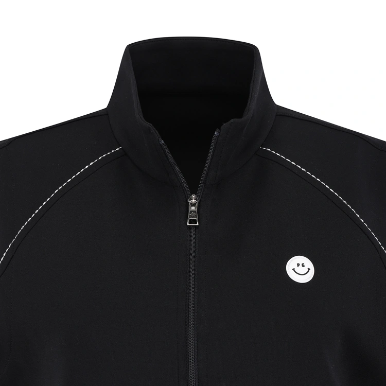 Áo golf nữ sát nách cổ cao màu đen — ảnh 3