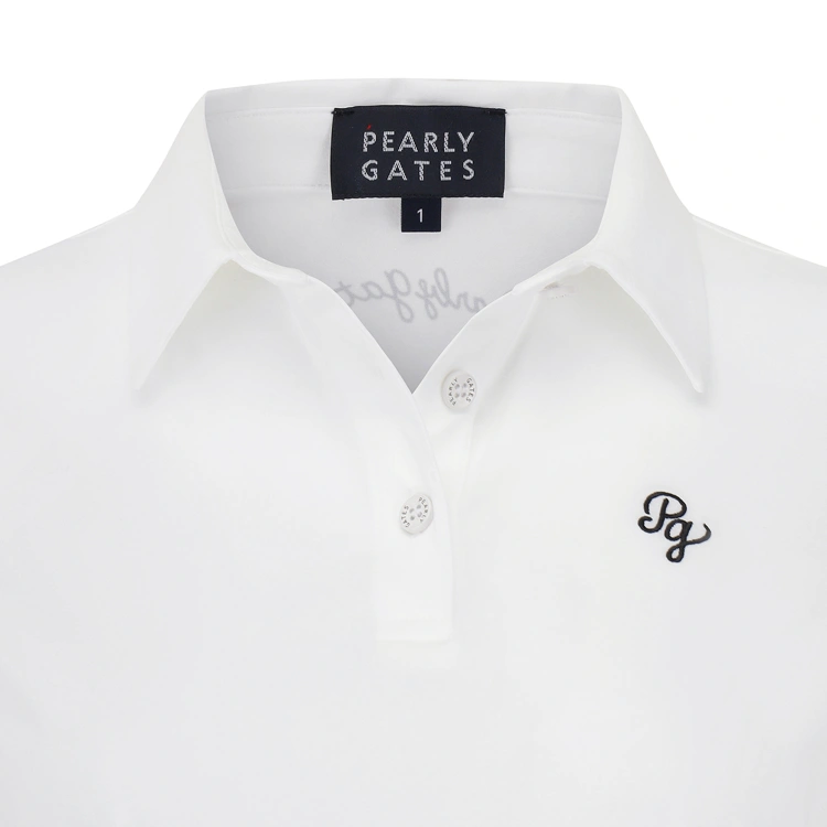 Áo golf nữ dáng polo cổ nơ trắng — ảnh 4