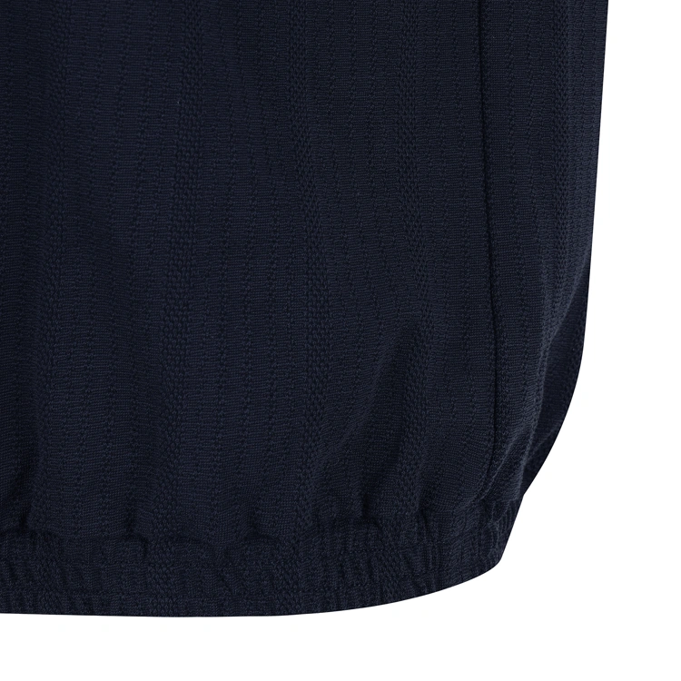 Áo golf nữ cổ bẻ tay ngắn phối trắng màu xanh navy — ảnh 5