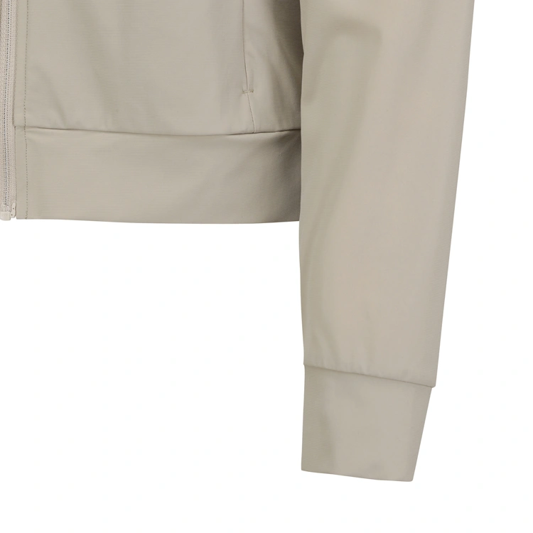 Áo khoác golf nữ cổ đứng màu be — ảnh 4