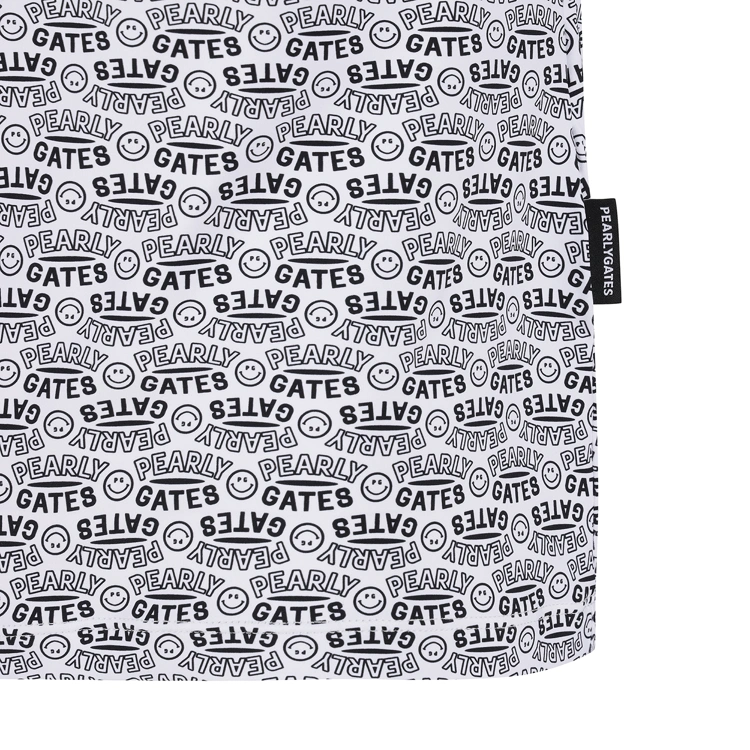Áo golf nữ dài tay cổ cao họa tiết logo Pearly Gates xám — ảnh 5