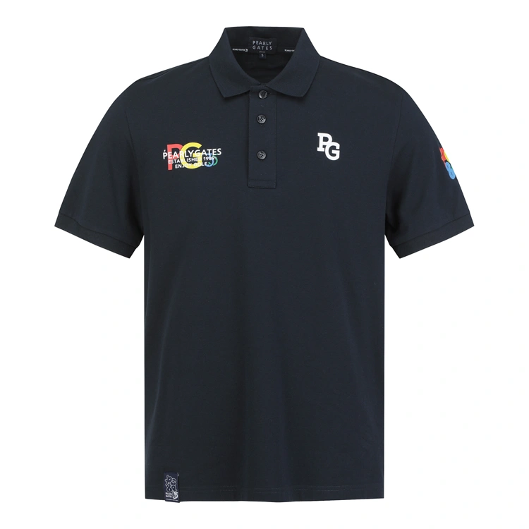 Áo polo nữ tay ngắn cổ bẻ màu xanh navy — ảnh 4