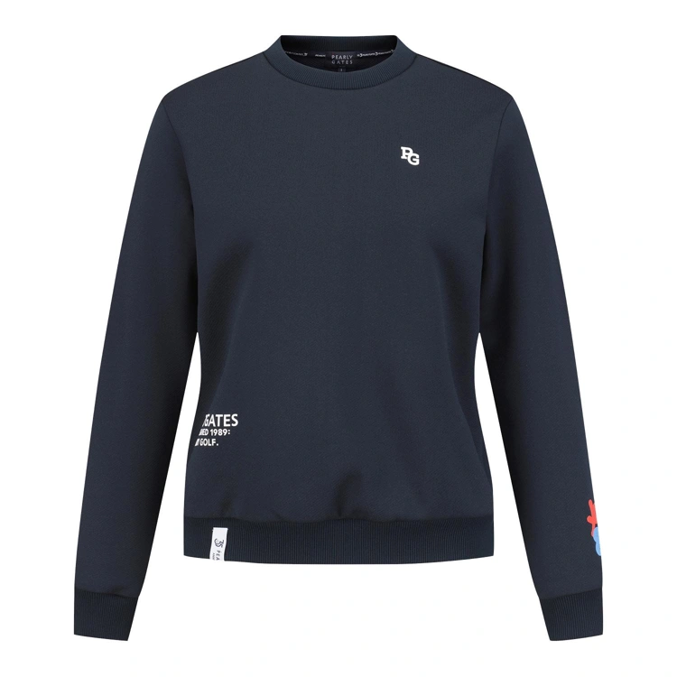 Áo golf nữ tay dài màu xanh navy Pearly Gates — ảnh 2