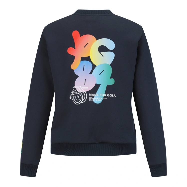 Áo golf nữ tay dài màu xanh navy Pearly Gates — ảnh 3