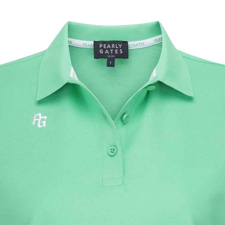 Áo golf nữ cổ polo tay ngắn màu xanh lá — ảnh 5