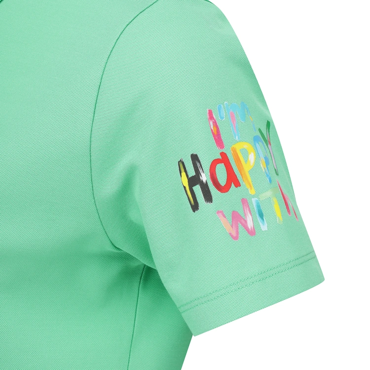 Áo golf nữ cổ polo tay ngắn màu xanh lá — ảnh 6