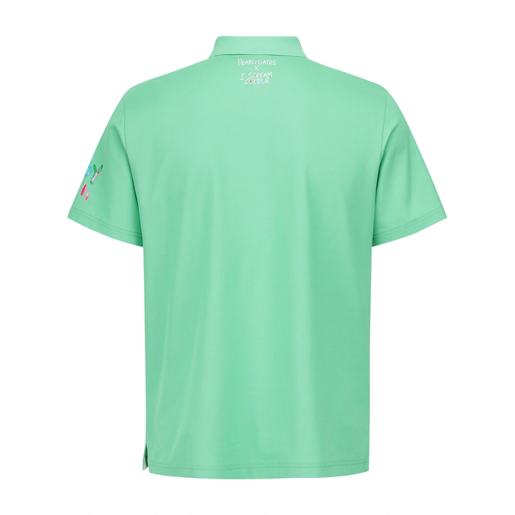 Áo golf nữ cổ polo tay ngắn màu xanh lá — ảnh 4