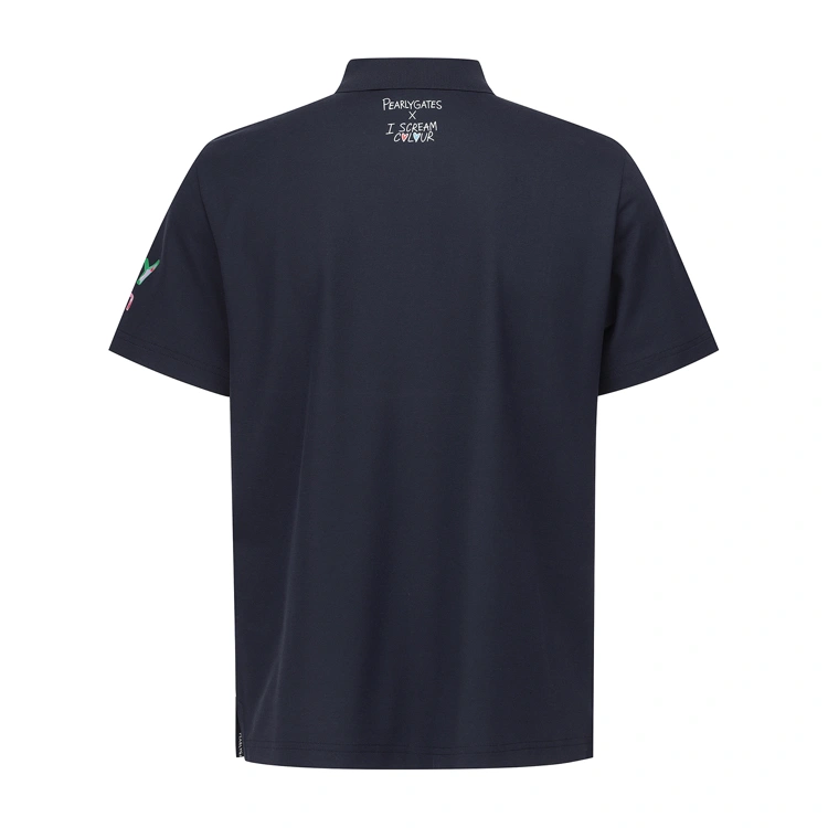 Áo golf nữ cổ bẻ tay ngắn màu xanh navy — ảnh 4