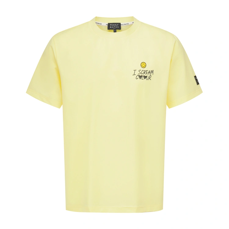 Áo golf nữ tay ngắn form suông màu vàng — ảnh 3