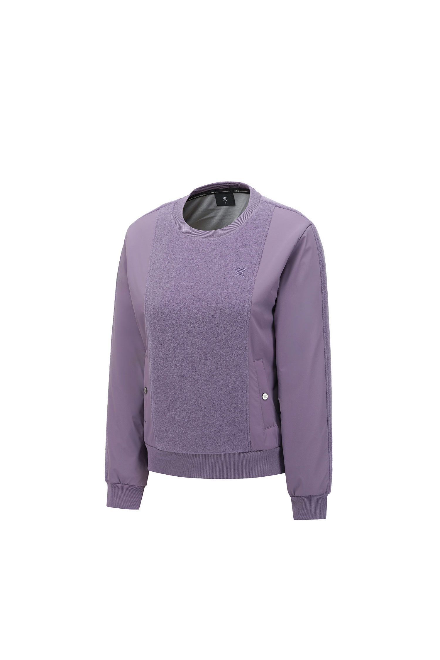 Áo golf nữ dáng suông tay dài màu tím lilac — ảnh 3