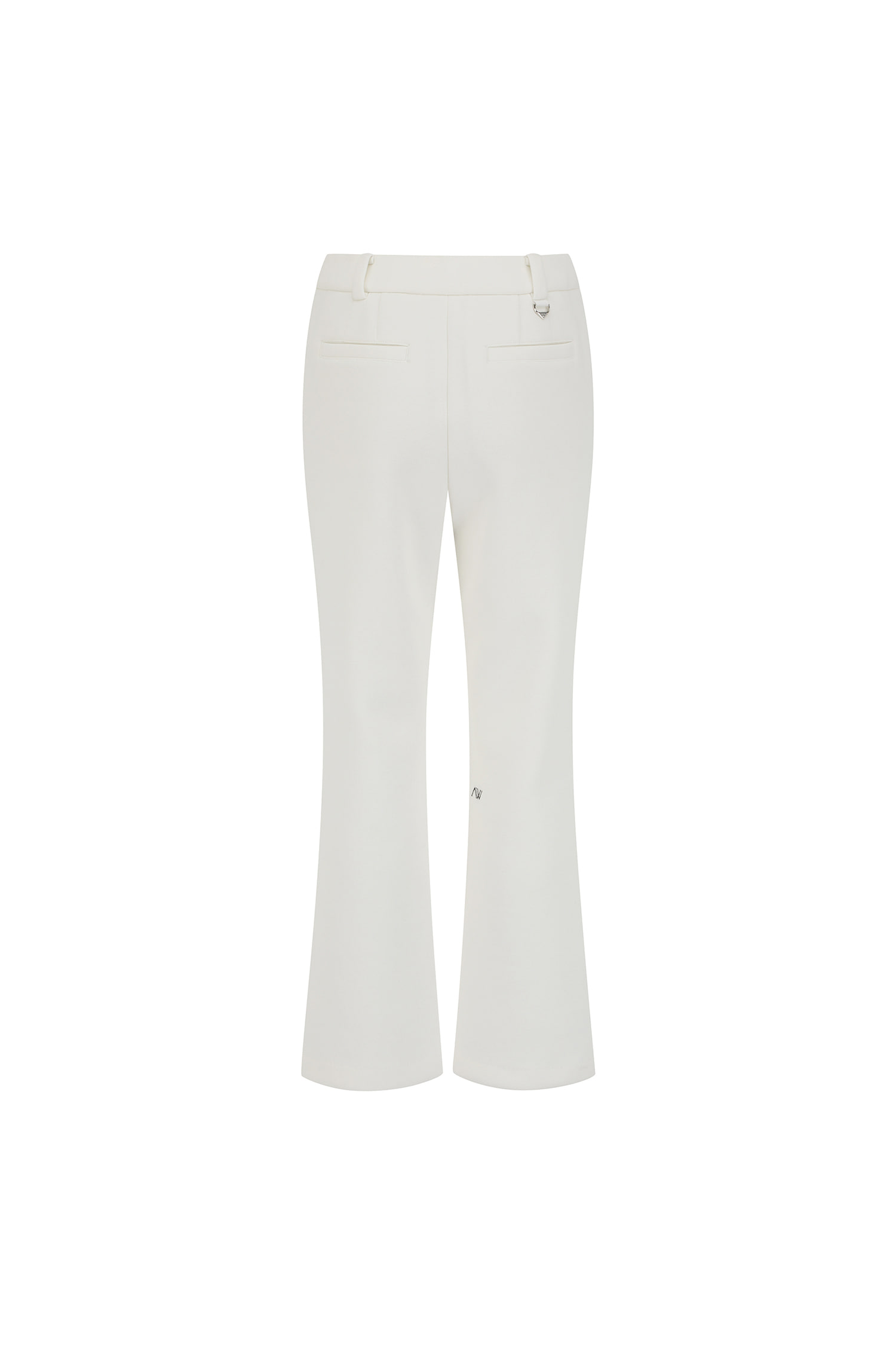 Quần golf nữ dáng bootcut xẻ gấu màu ngà — ảnh 2