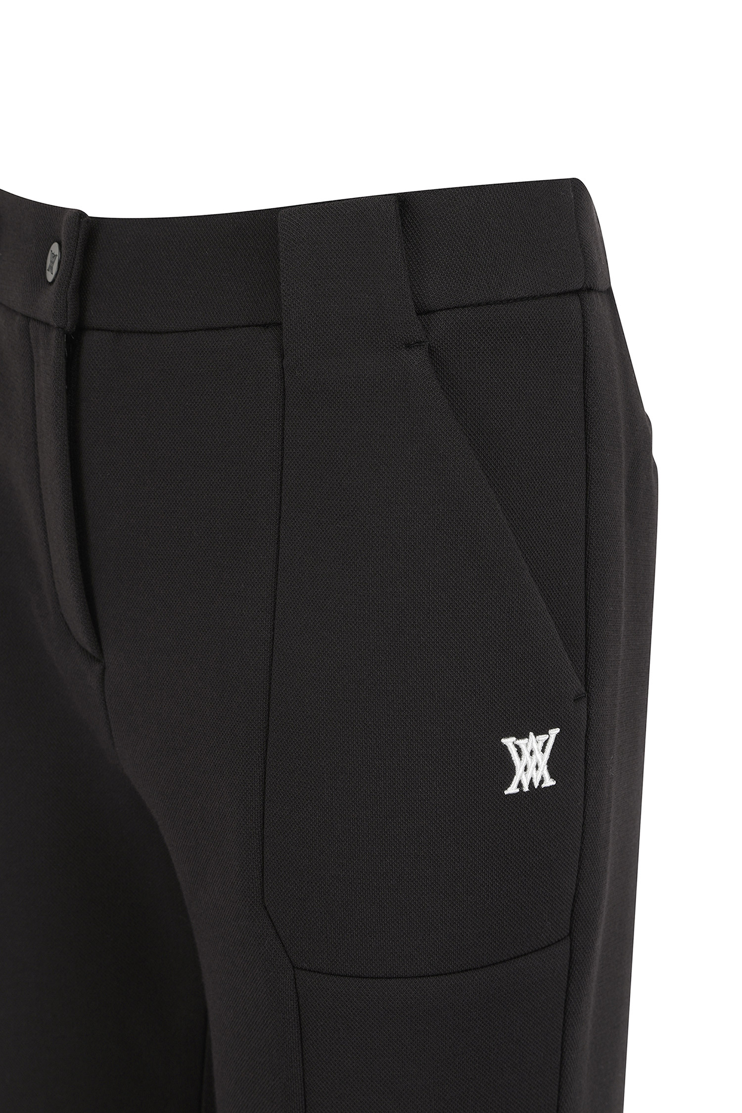 Quần golf nữ ống loe xẻ gấu màu đen — ảnh 6