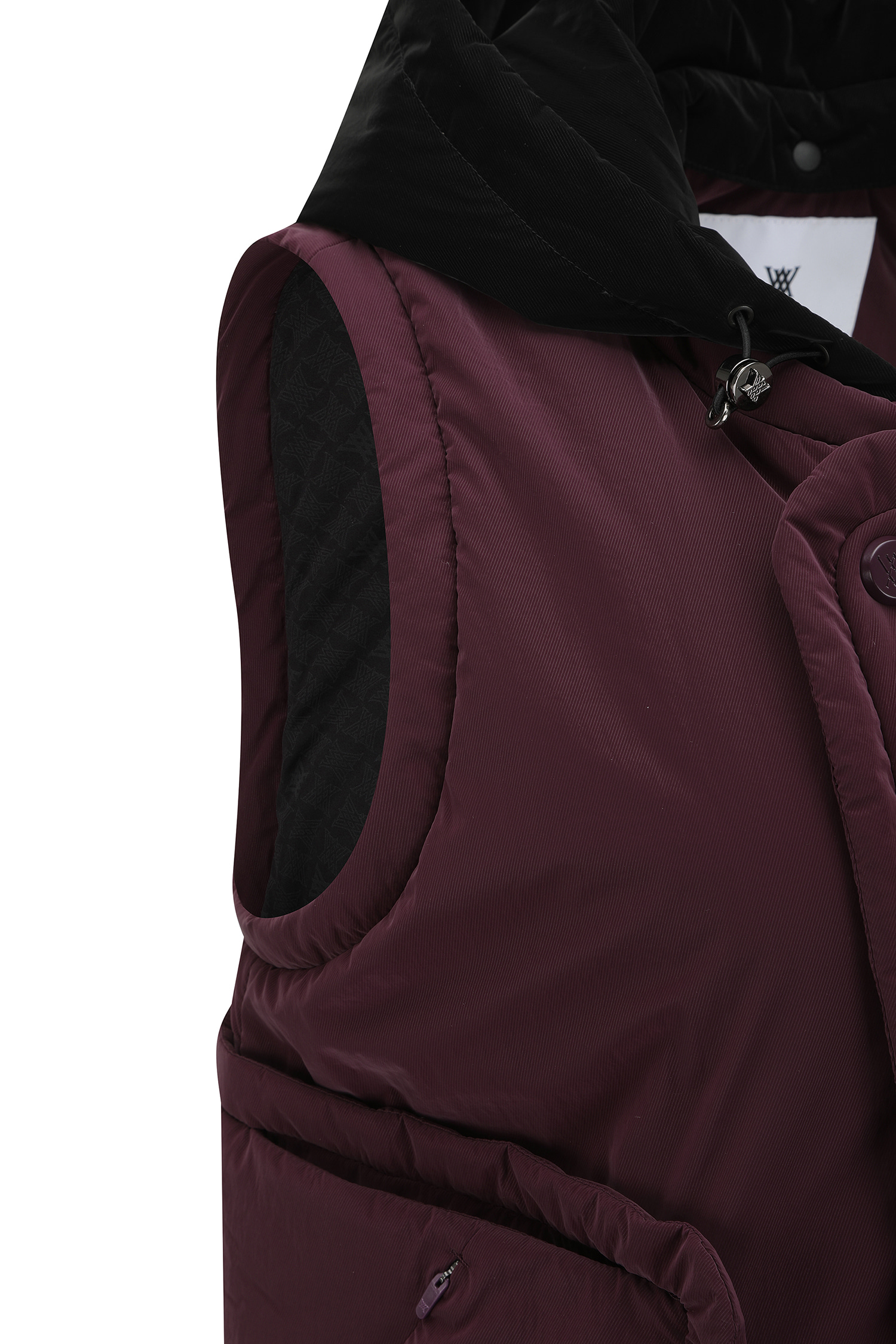 Áo vest golf nữ dáng không tay màu đỏ tím — ảnh 6