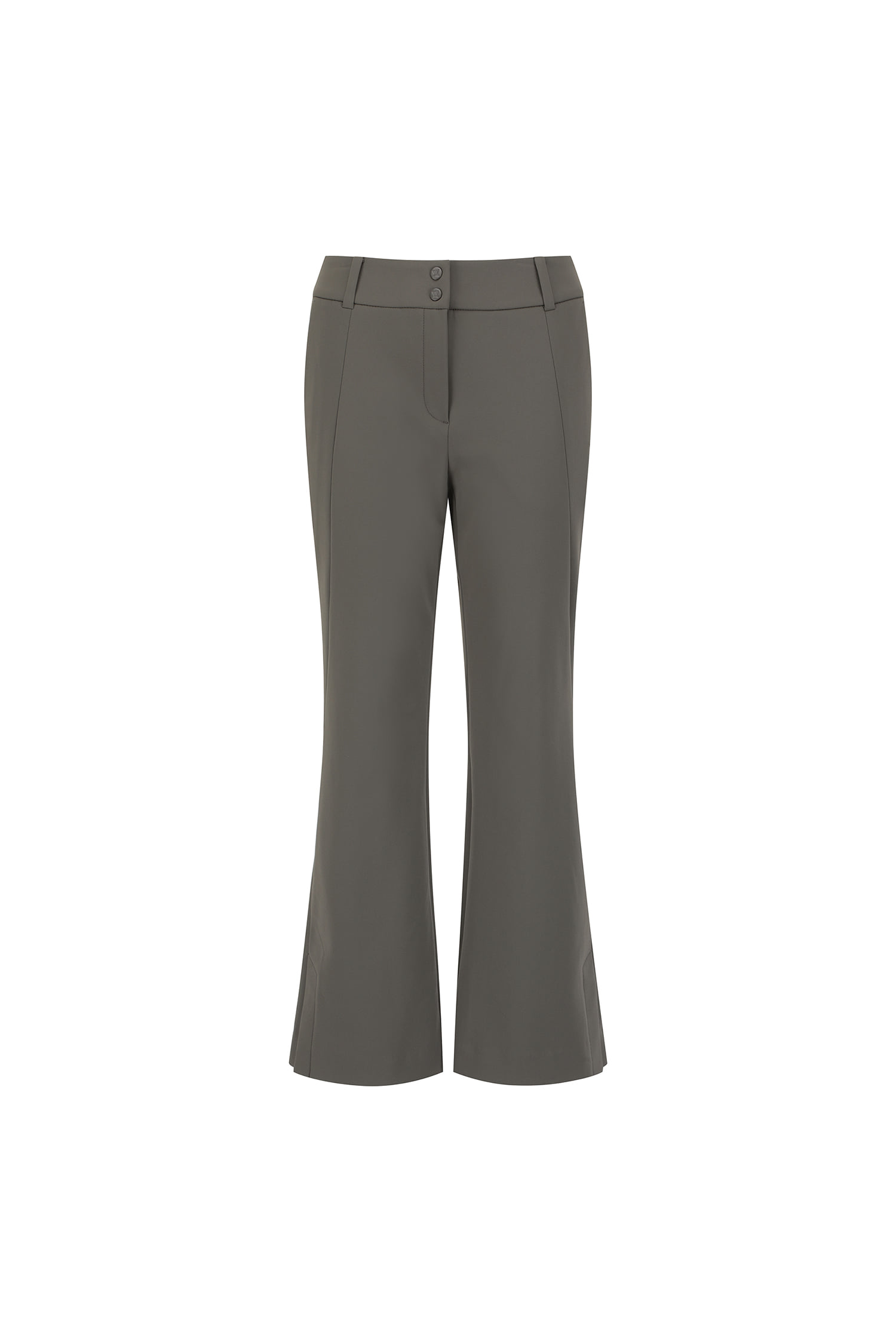 Quần golf nữ ống loe màu ghi xám — Anew | Seoul Golf Fashion