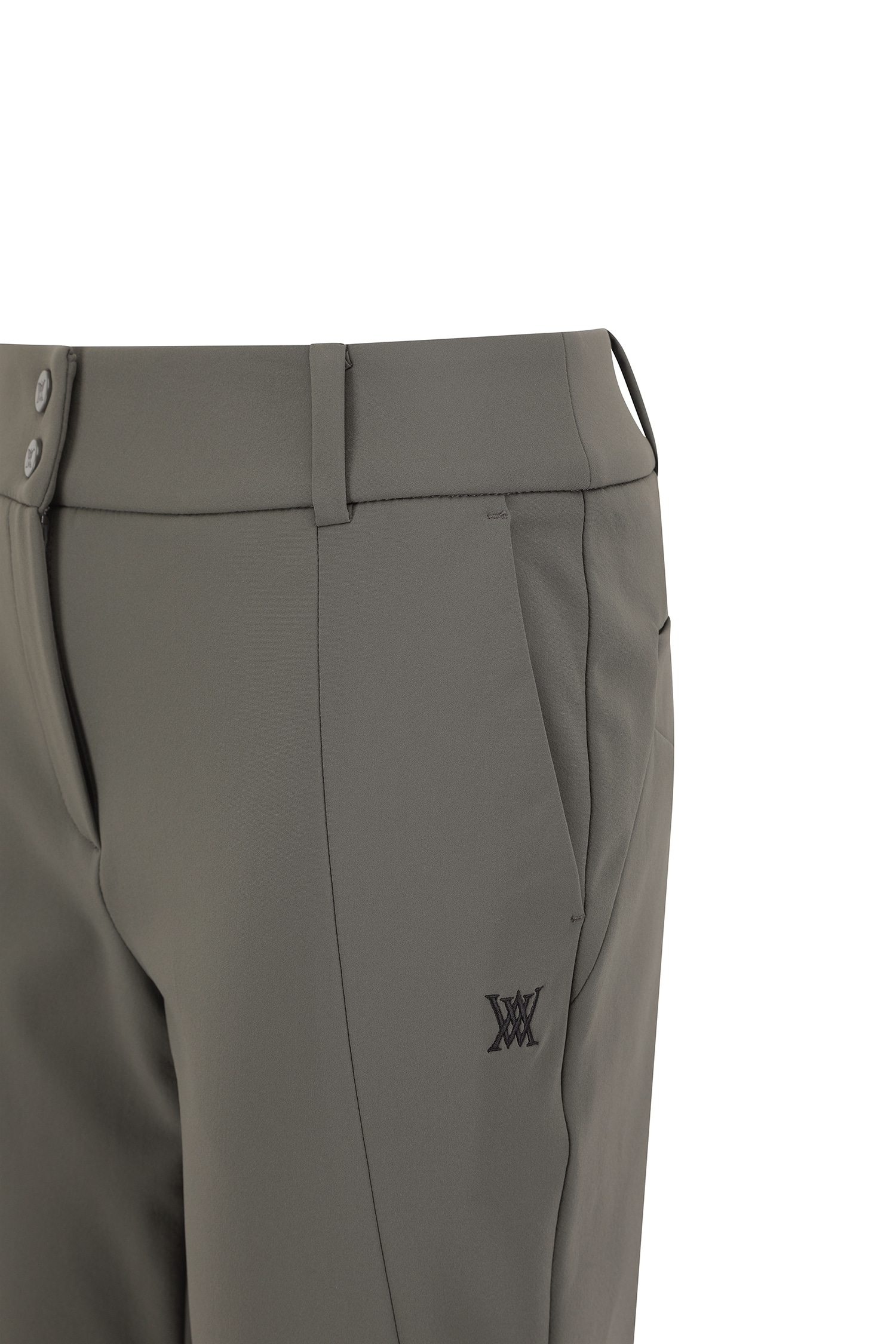 Quần golf nữ ống loe màu ghi xám — ảnh 6